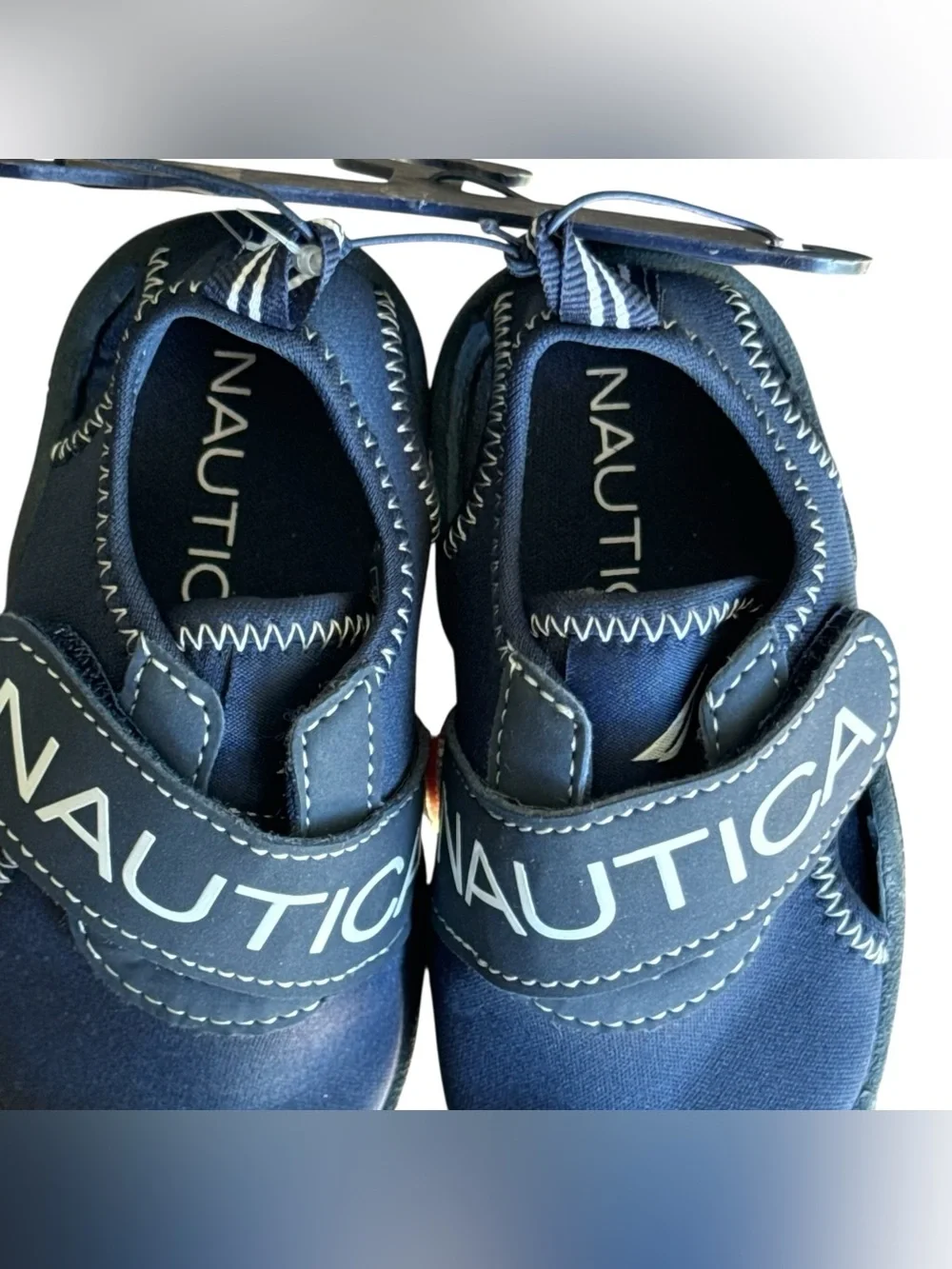 Nautica Kids Navy Blue Closed Toe Water Shoe with Hook-and-Loop Strap Size 5 NWT